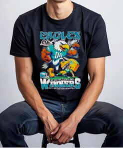 Philadelphia Eagles NFC Wild Card Playoffs 2025 winners mascot shirt