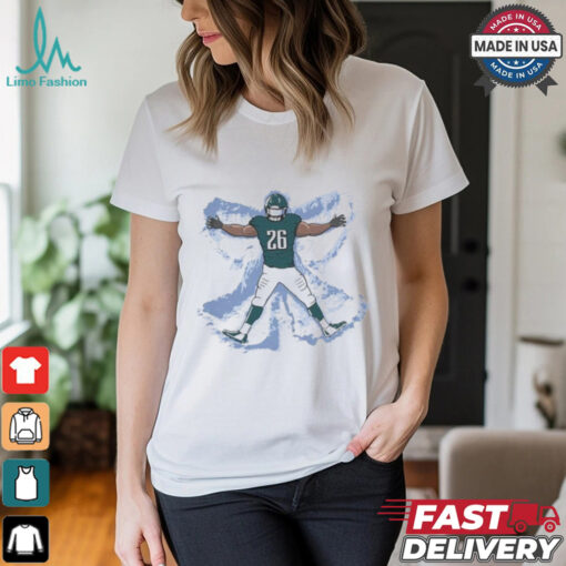 Philadelphia Eagles Philly Football Snow Angel T shirt