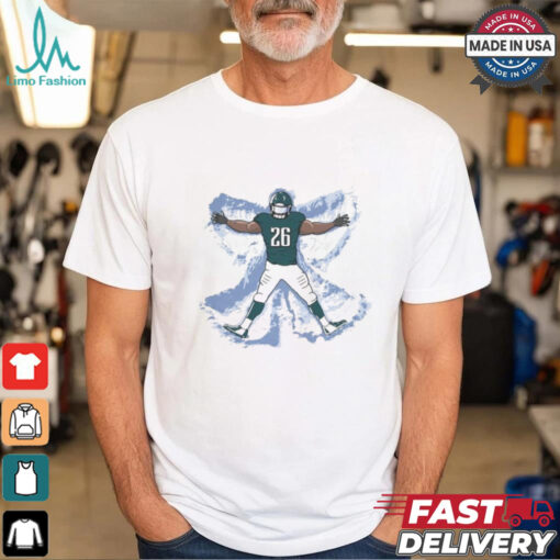 Philadelphia Eagles Philly Football Snow Angel T shirt