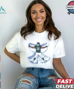 Philadelphia Eagles Philly Football Snow Angel T shirt