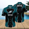 Philadelphia Eagles Power Wave Hawaiian Shirt