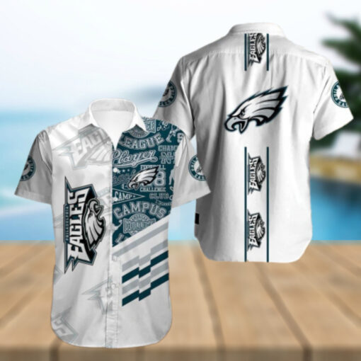 Philadelphia Eagles Retro Campus Hawaiian Shirt