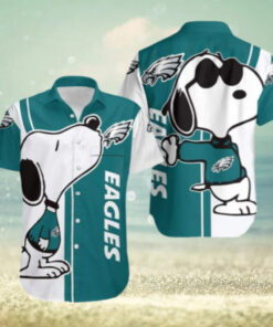 Philadelphia Eagles Snoopy Chill Hawaiian Shirt