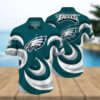 Philadelphia Eagles Swirling Victory Hawaiian Shirt