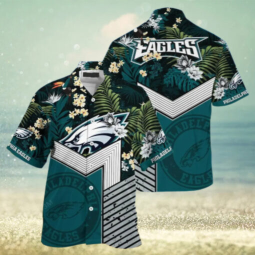 Philadelphia Eagles Tropical Fusion Hawaiian Shirt