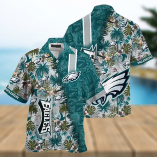 Philadelphia Eagles Tropical Island Breeze Hawaiian Shirt