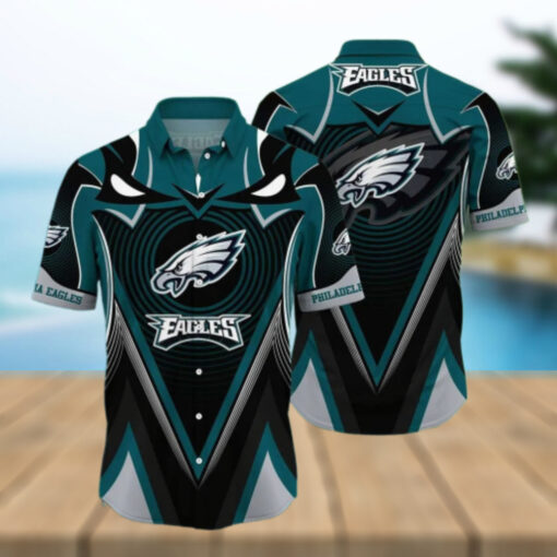Philadelphia Eagles Vortex Power Hawaiian Shirt