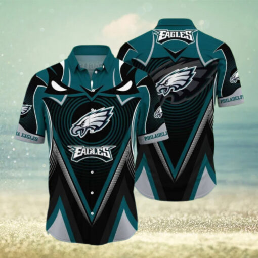 Philadelphia Eagles Vortex Power Hawaiian Shirt