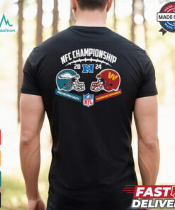 Philadelphia Eagles Vs Washington Commanders NFL Head To Head 2024 NFC Championship Unisex T Shirt