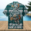 Philadelphia Eagles Warrior Protection Hawaiian Shirt