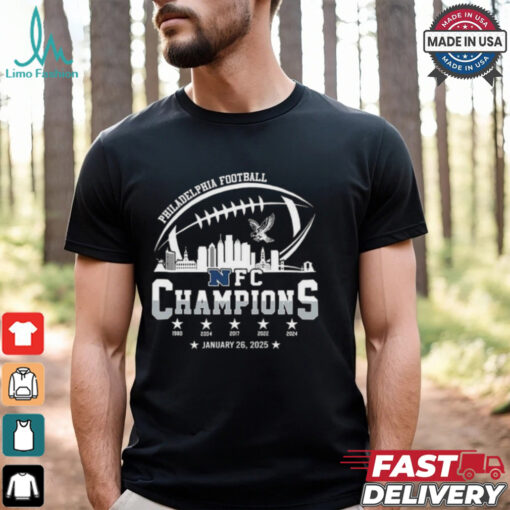 Philadelphia Football 2024 2025 NFC Champions National Football Champion Shirt