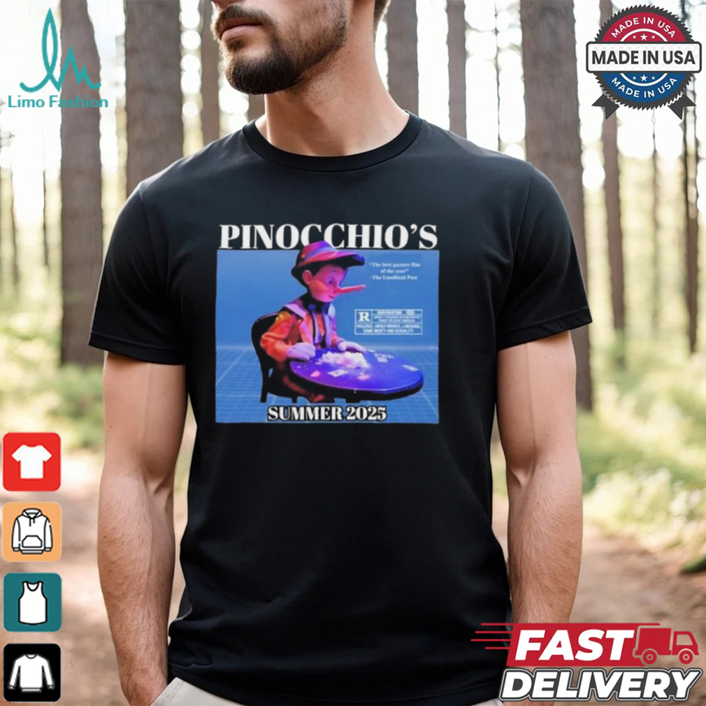 Pinocchio’s Parody Movie Summer 2025 T shirt Pinocchio’s Parody Movie Summer 2025 T shirt