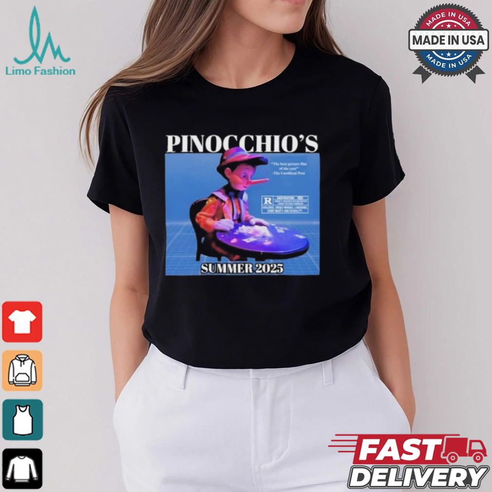 Pinocchio’s Parody Movie Summer 2025 T shirt Pinocchio’s Parody Movie Summer 2025 T shirt