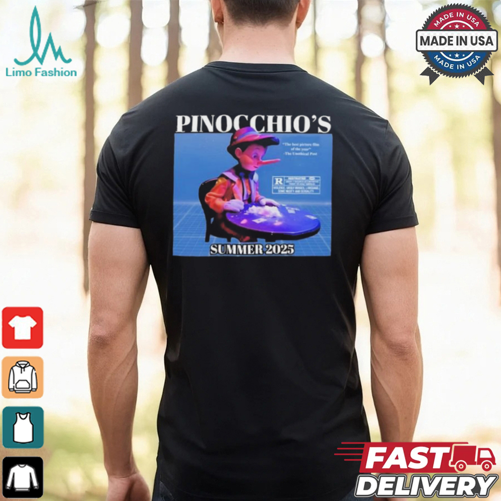 Pinocchio’s Parody Movie Summer 2025 T shirt Pinocchio’s Parody Movie Summer 2025 T shirt