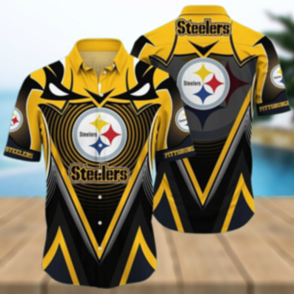Pittsburgh Steelers Bold Energy Hawaiian Shirt Pittsburgh Steelers Bold Energy Hawaiian Shirt