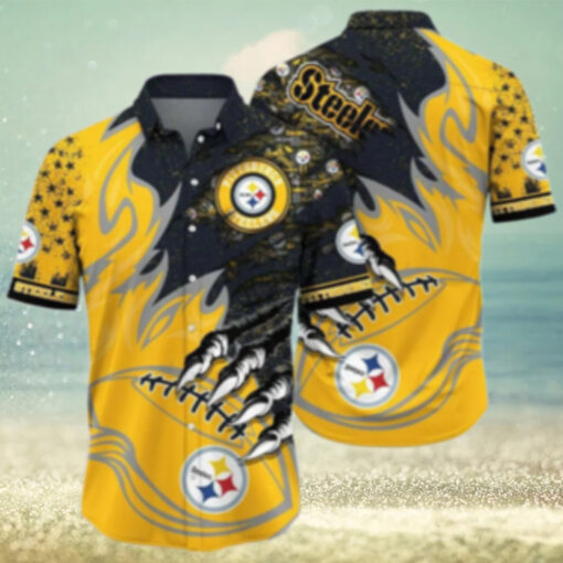 Pittsburgh Steelers Inferno Claw Hawaiian Shirt