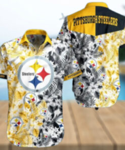 Pittsburgh Steelers Tropical Dual Tone Hawaiian Shirt