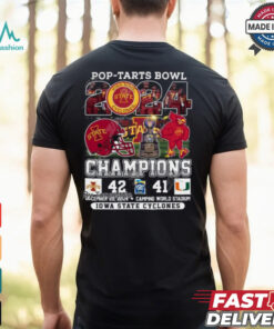 Pop Tarts Bowl 2024 Champions Iowa State Cyclones NCAA T Shirt