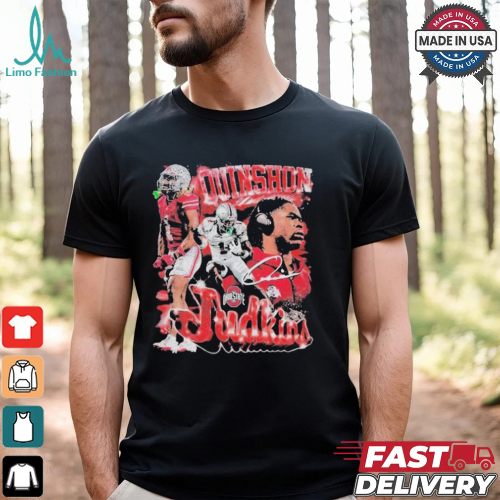 Quinshon Judkins Pepper 90s Ohio State Buckeyes T Shirt Quinshon Judkins Pepper 90s Ohio State Buckeyes T Shirt