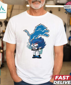 Rush Zone Detroit Lions NFL Cartoon Character 2025 Shirt
