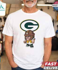 Rush Zone Green Bay Packers NFL Cartoon Character 2025 Shirt