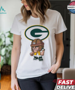 Rush Zone Green Bay Packers NFL Cartoon Character 2025 Shirt