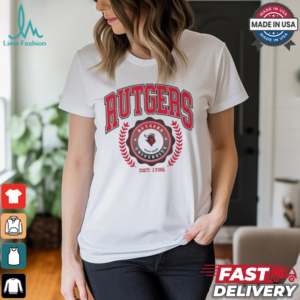 Rutgers Scarlet Knights Team Crest T Shirt Rutgers Scarlet Knights Team Crest T Shirt