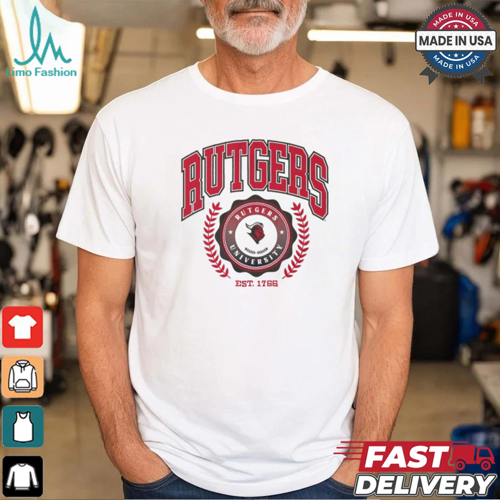 Rutgers Scarlet Knights Team Crest T Shirt Rutgers Scarlet Knights Team Crest T Shirt