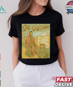 Sal Vulcano 2025 Everything’s Fine Tour Artwork Shirt