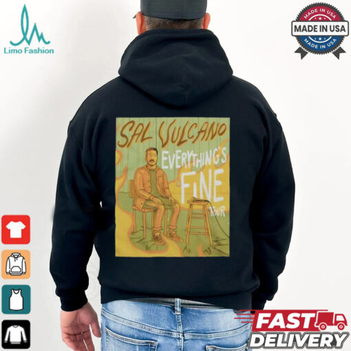 Sal Vulcano 2025 Everything’s Fine Tour Artwork Shirt