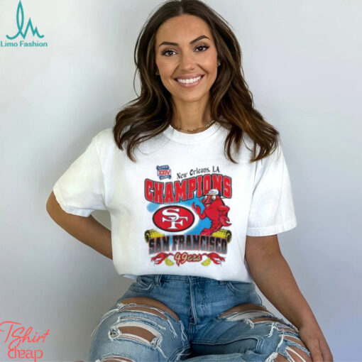 San Francisco 49ers New Orleans Super Bowl Xxiv Champion T Shirt