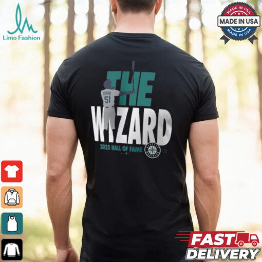 Seattle Mariners Ichiro Suzuki 2025 The Wizard National Baseball Hall of Fame Legend t shirt