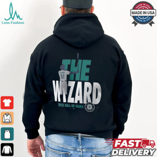 Seattle Mariners Ichiro Suzuki 2025 The Wizard National Baseball Hall of Fame Legend t shirt