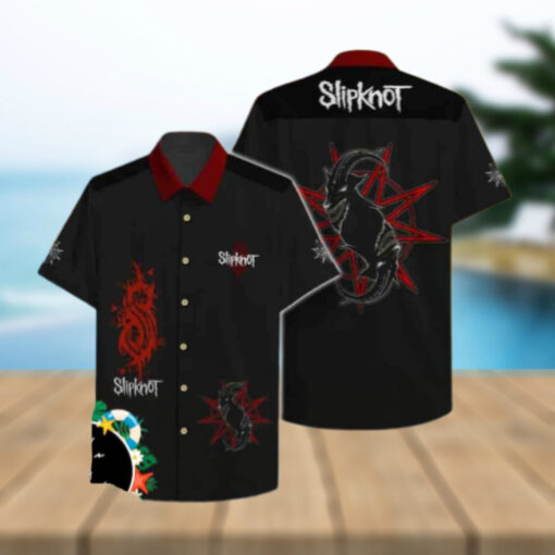 Slipknot Logo Summer 2025 Merchandise Hawaiian Shirt