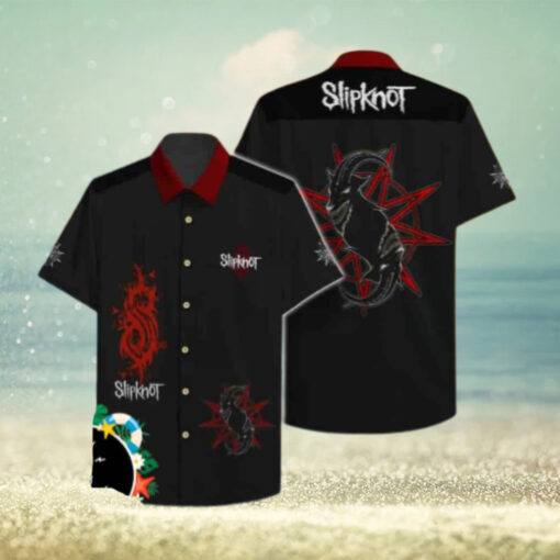 Slipknot Logo Summer 2025 Merchandise Hawaiian Shirt