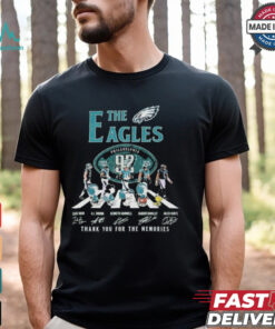Snoopy And The Peanuts The Philadelphia Eagles NFL 82nd 1933 2025 Thank You For The Memories T shirt