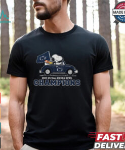 Snoopy Driving Car Penn State Nittany Lions VRBO Fiesta Champions 2024 2025 Shirt