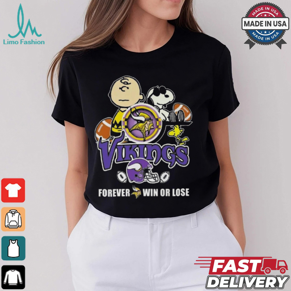 Snoopy Vikings Forever Win Or Lose Shirt Snoopy Vikings Forever Win Or Lose Shirt