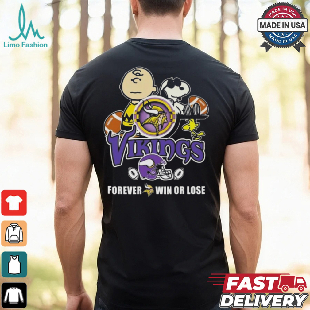 Snoopy Vikings Forever Win Or Lose Shirt Snoopy Vikings Forever Win Or Lose Shirt