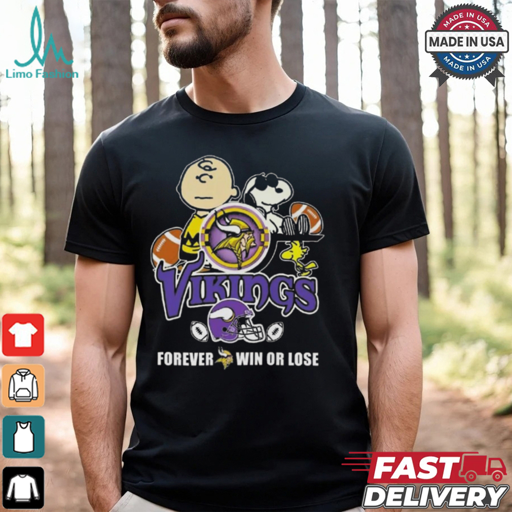 Snoopy Vikings Forever Win Or Lose Shirt Snoopy Vikings Forever Win Or Lose Shirt
