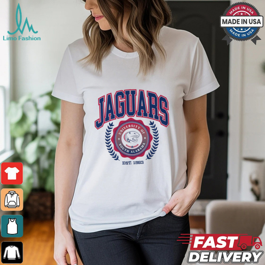 South Alabama Jaguars Team Crest T Shirt South Alabama Jaguars Team Crest T Shirt