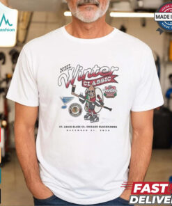 St Louis Blues Vs Chicago Blackhawks Winter 2025 T Shirt