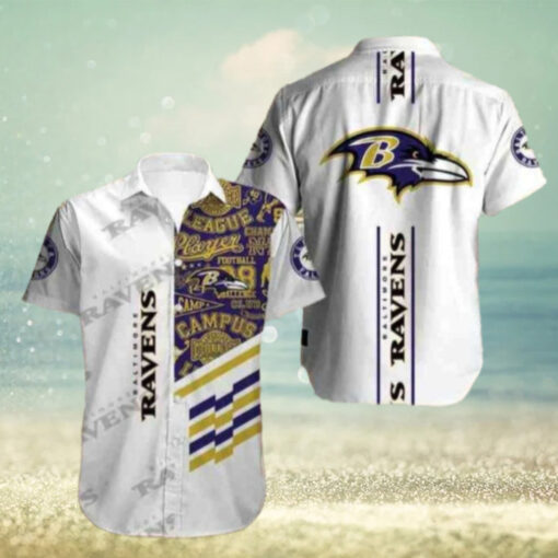 Team Glory – Baltimore Ravens Historical Hawaiian Shirt