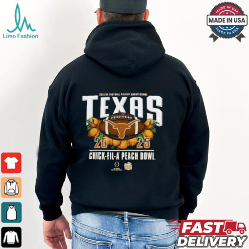 Texas Longhorns College Football Playoff 2025 Chick Fil A Peach Bowl NCAAF Season 2024 2025 Logo Champions T Shirt