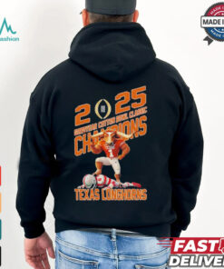 Texas Longhorns Defeat Ohio State Buckeyes Mascot Goodyear Cotton Bowl Classic Champions NCAA Bowl Games Season 2024 2025 T Shirt