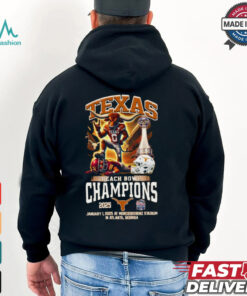 Texas Peach Bowl Champions Jan 1, 2025 At Mercedes Benz Stadium In Atlanta, Georgia Mascot