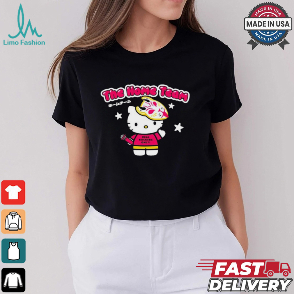 The Home Team Real Rockers Only Hello Kitty T Shirt The Home Team Real Rockers Only Hello Kitty T Shirt