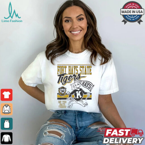 Tiger Fort Hays State Tigers Retro Logo Mascot Shirt