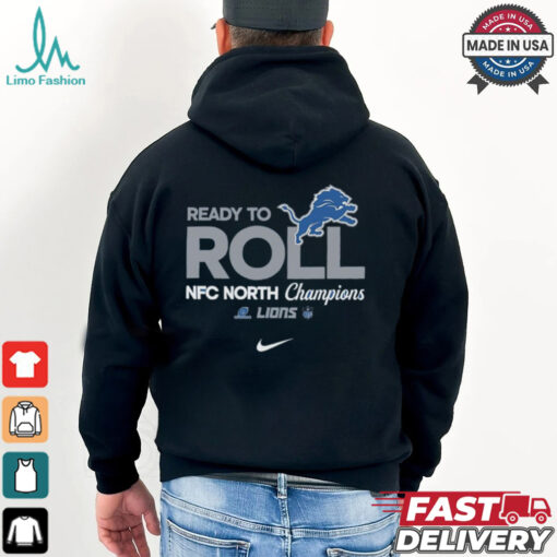 Top Detroit Lions Nike 2024 NFC North Division Champions Locker Room Trophy Collection T Shirt