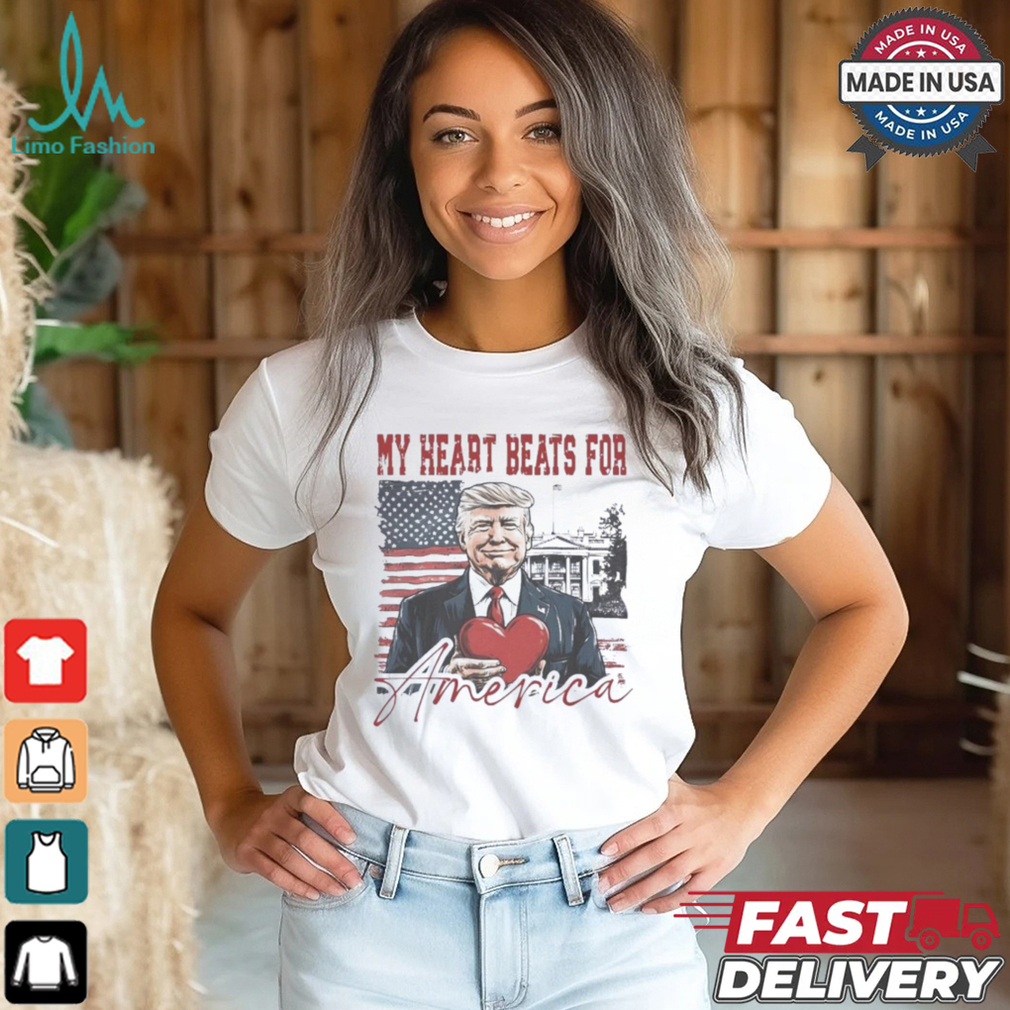 Trump Valentine My Heart Beats for America T Shirt Trump Valentine My Heart Beats for America T Shirt